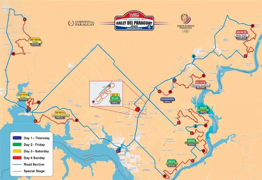 Rally Mundial Paraguay 2025 Encarnación