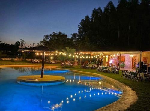 piscina y quincho - Cabañas Alba Nueva Italia
