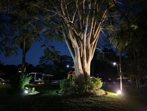 la vista por la noche - Posada Turistica Mi Refugio