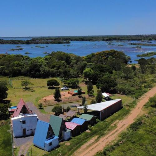 Vista aérea - Cabañas del Río