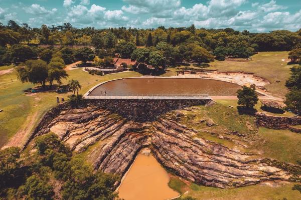 Vista Aerea 1 - Quinta El Escondido Caacupé