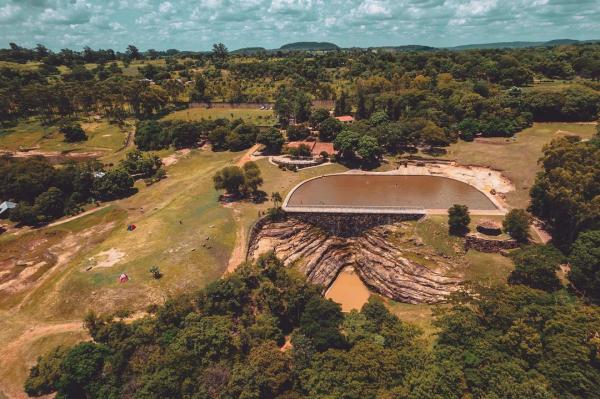 Vista Aerea 2 - Quinta El Escondido Caacupé