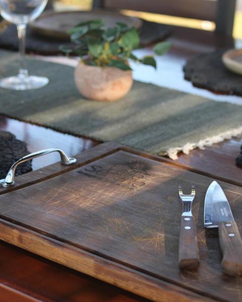 tabla para asado - Quinta Valle Sereno