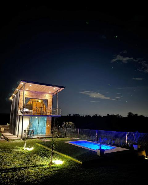 la noche - Cabaña Terrazza